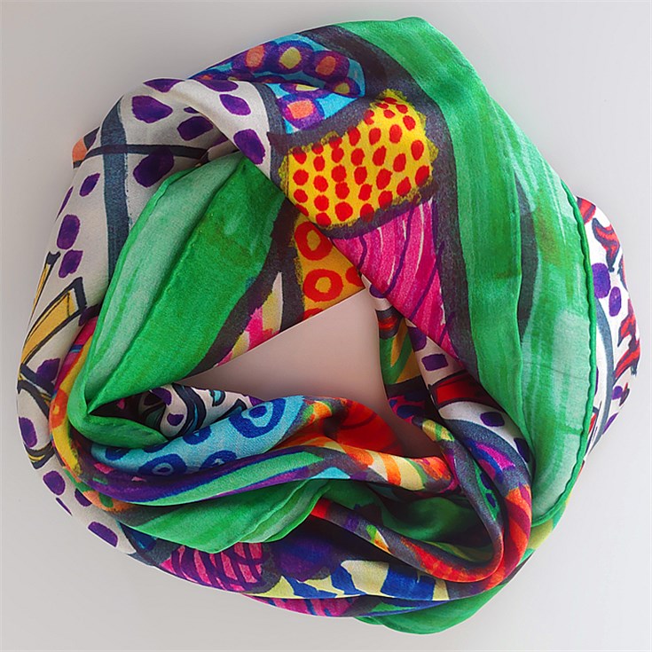 Scarf factory custom printed silk head wraps scarf with logo