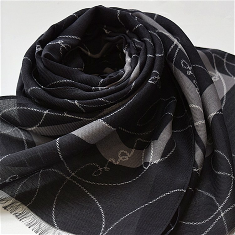 custom silk scarf