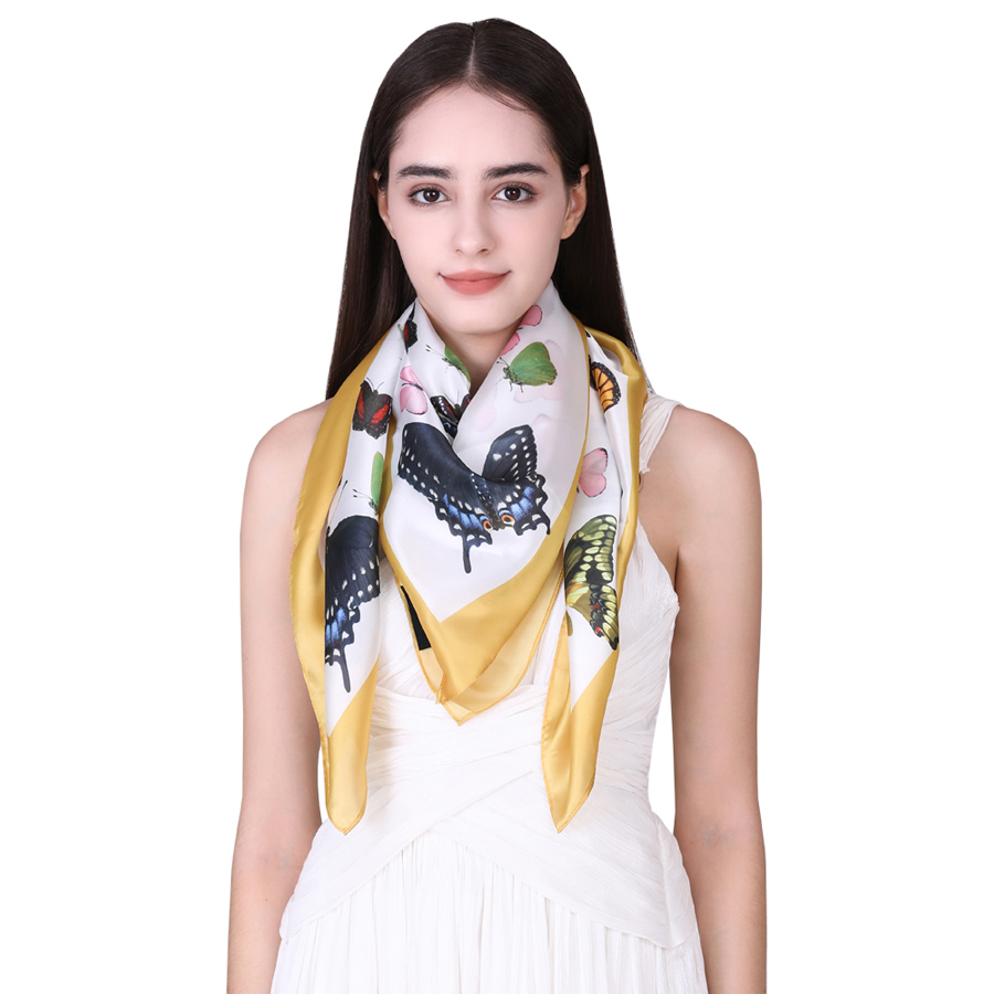 custom silk scarf