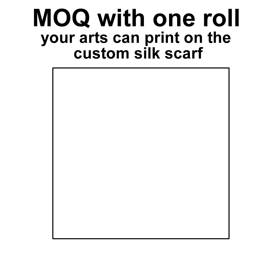 custom silk scarf