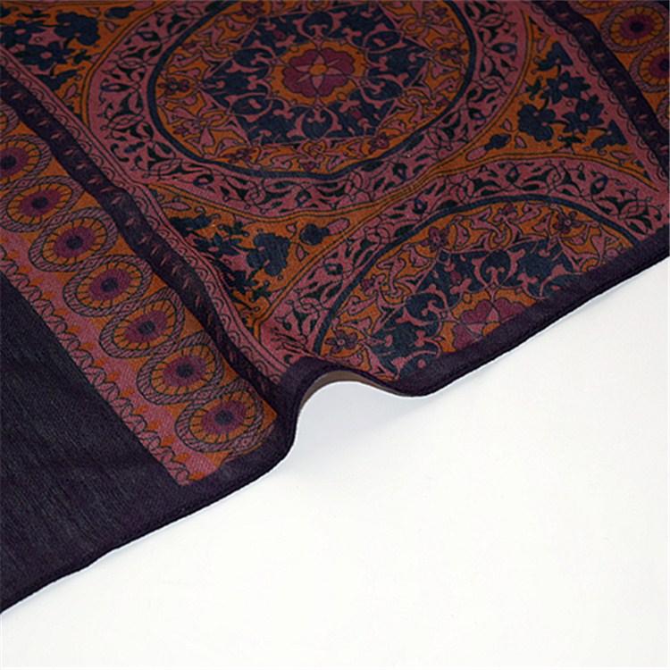 custom silk neck scarf