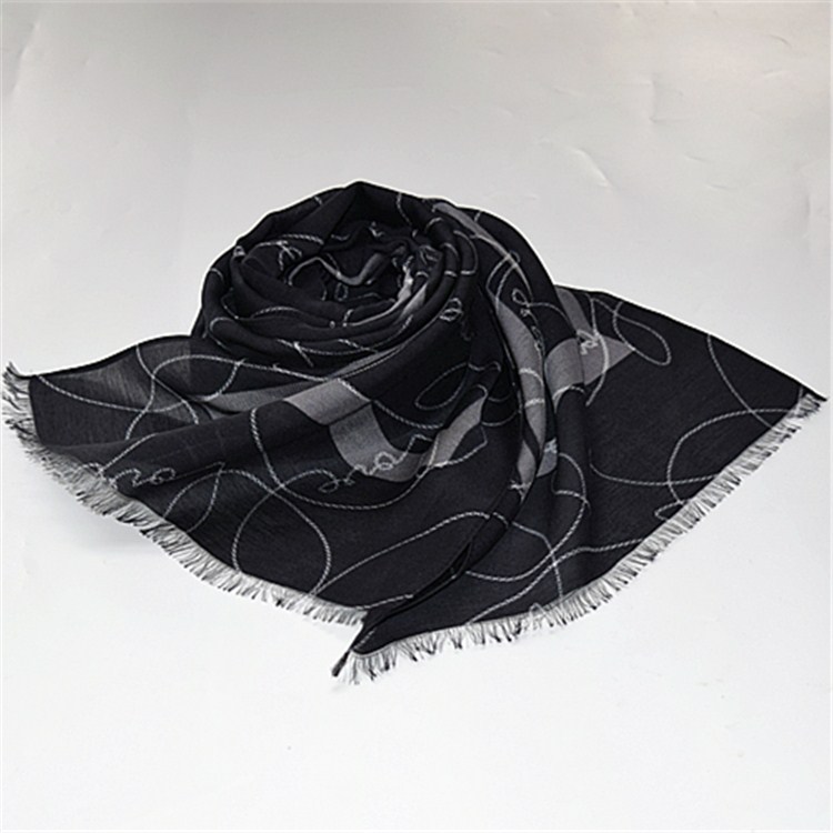 custom design silk scarf