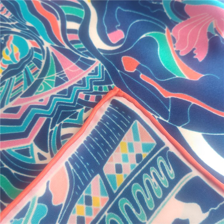 custom silk scarf
