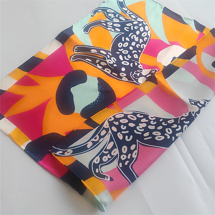 custom silk scarf