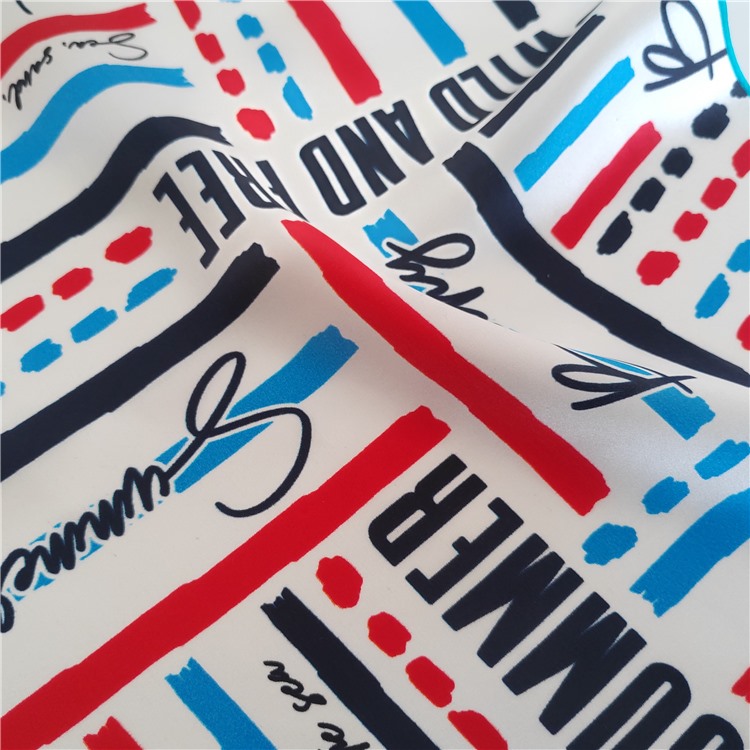 custom logo silk scarf