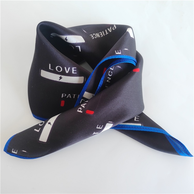 custom made silk scarf
