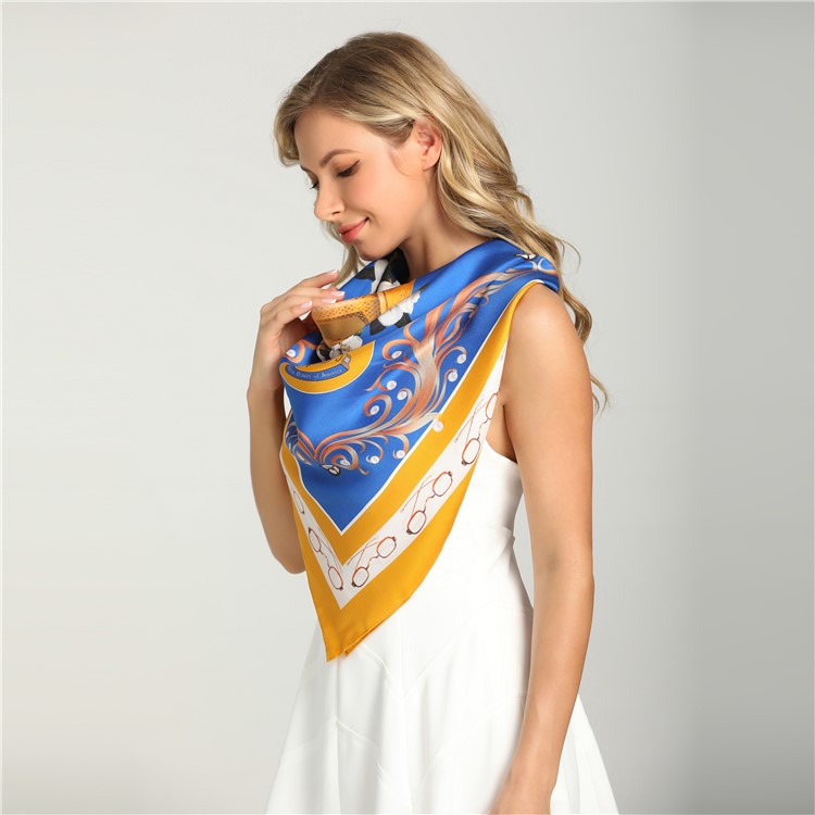 custom silk scarf