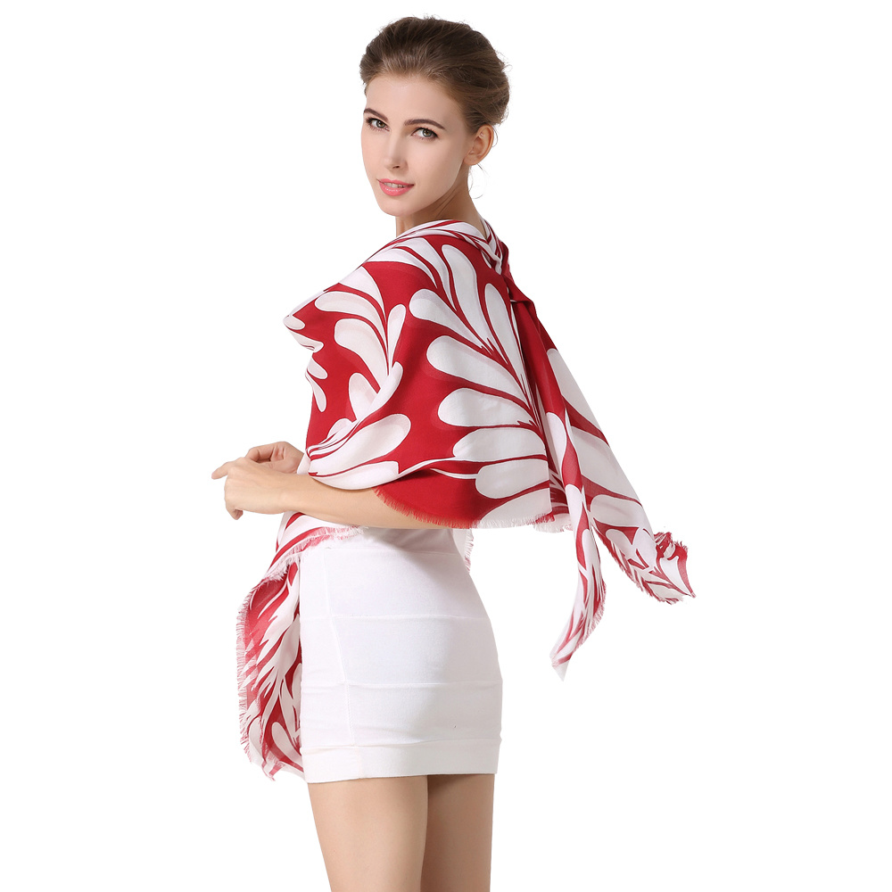 custom silk scarf