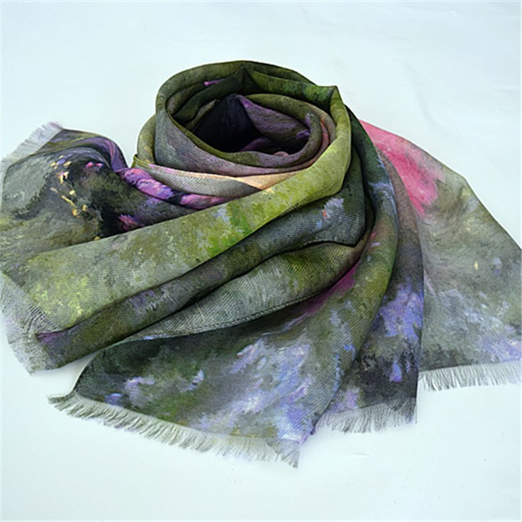 custom silk scarf