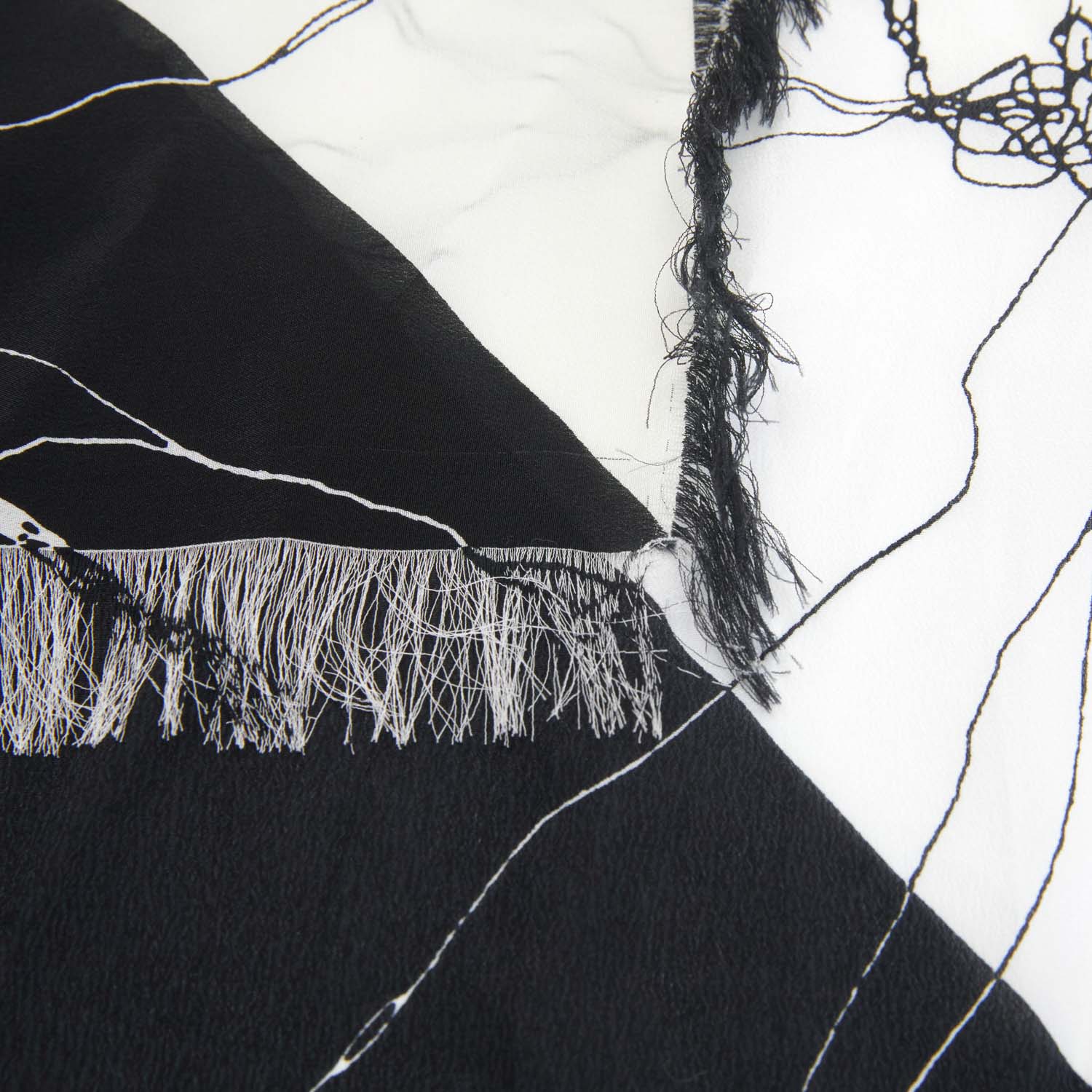 custom design silk scarf