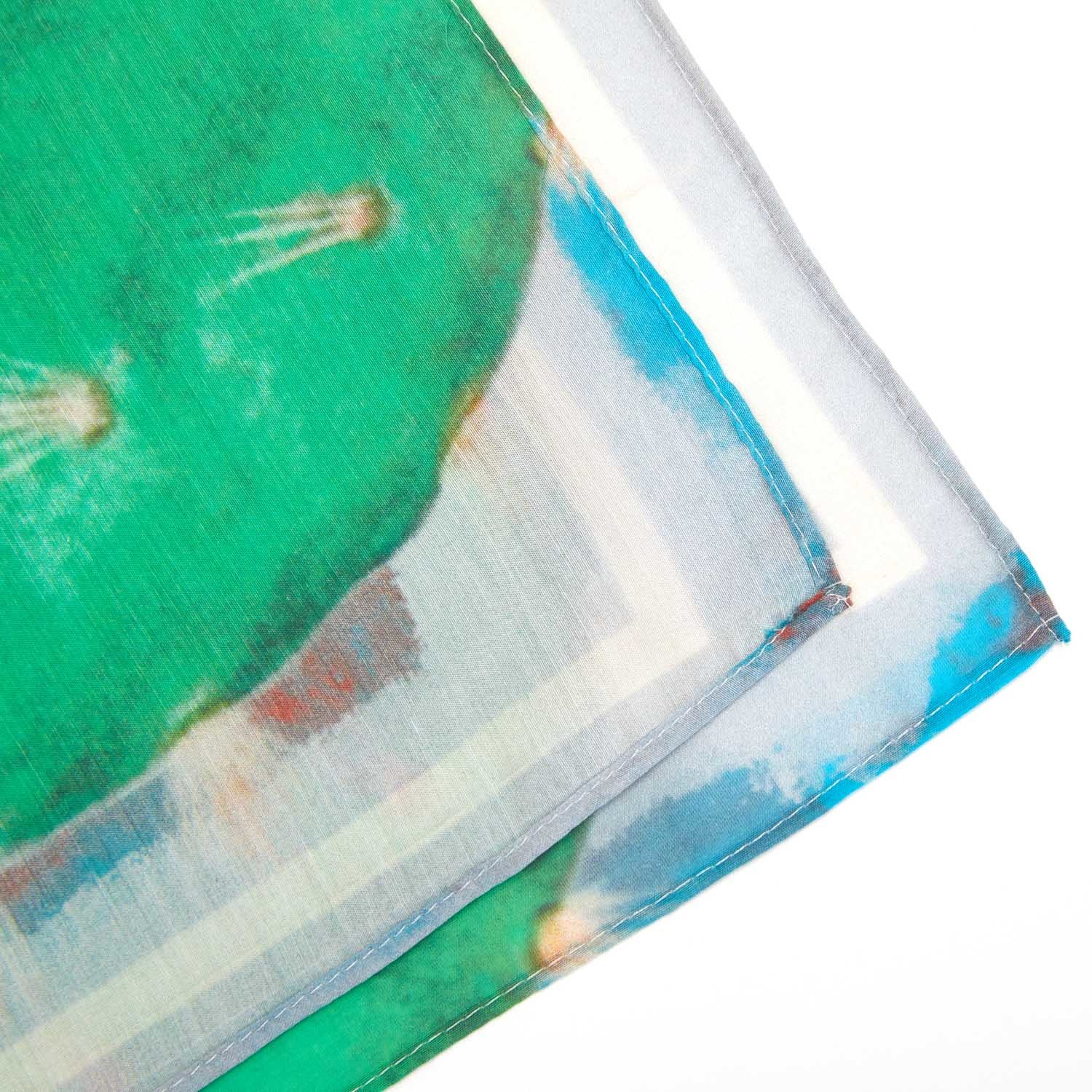 custom silk scarf