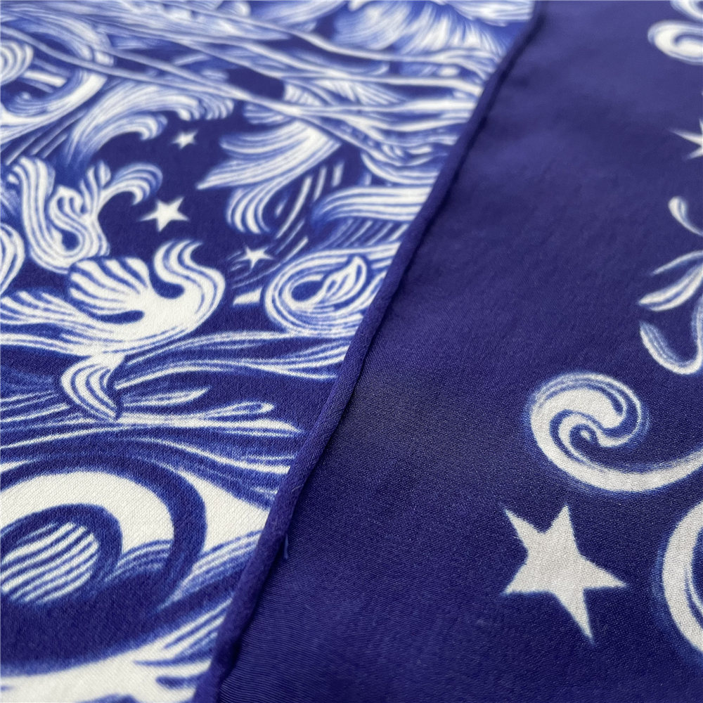 custom silk scarf