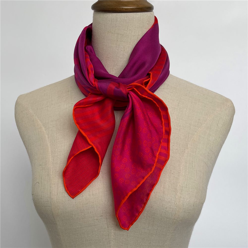 custom silk scarf