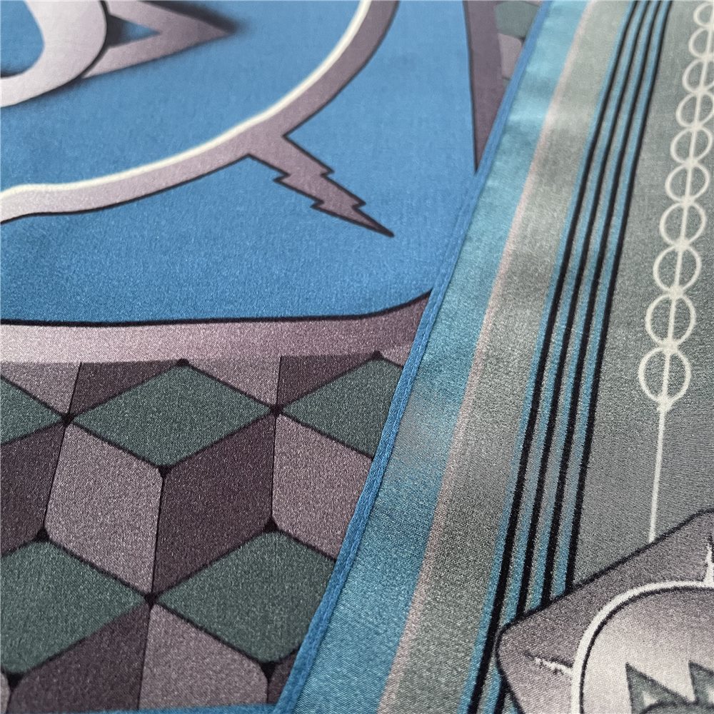 custom silk scarf