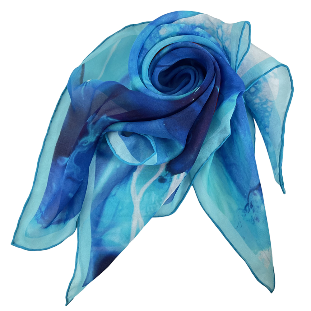 custom silk scarf printing