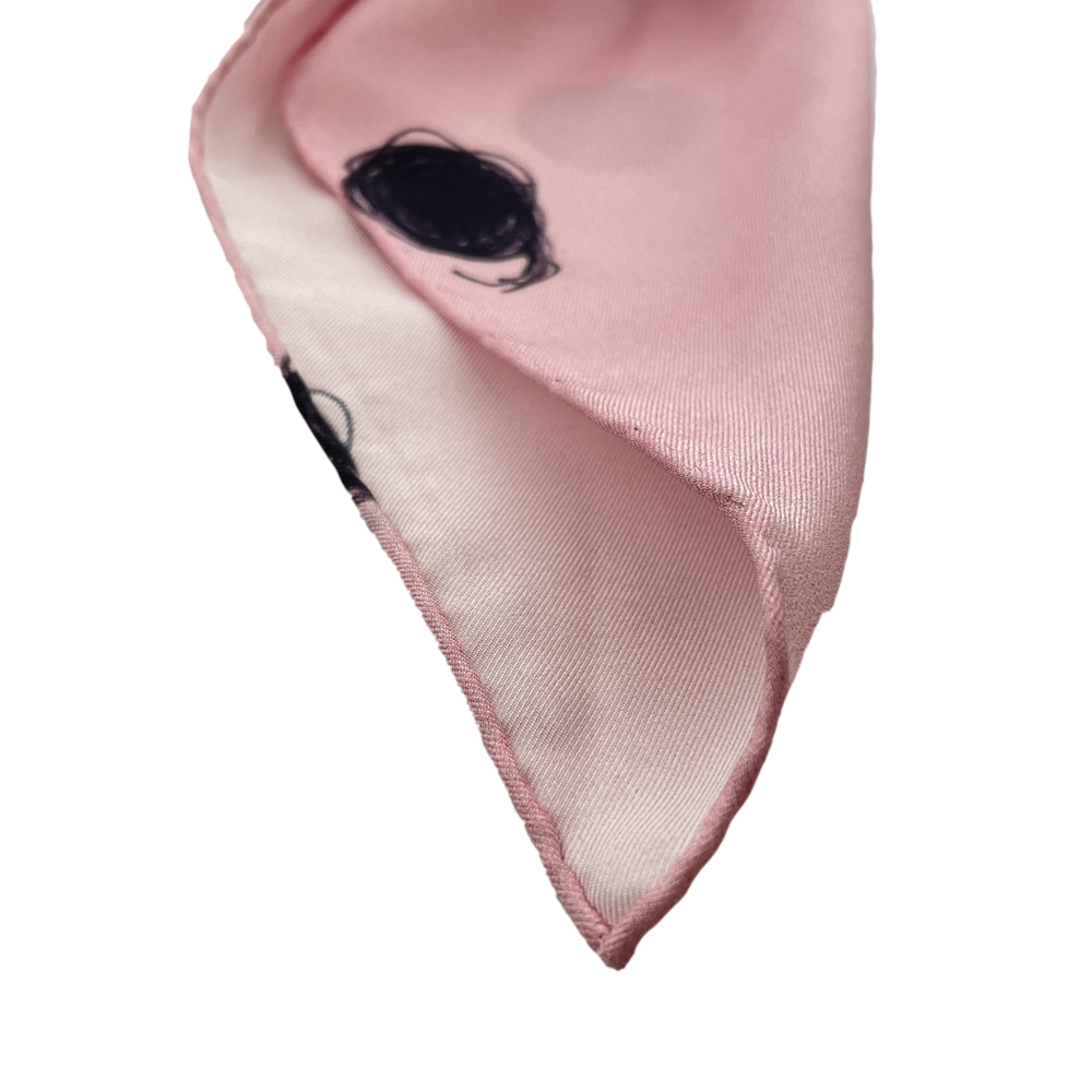 custom silk hair scarf