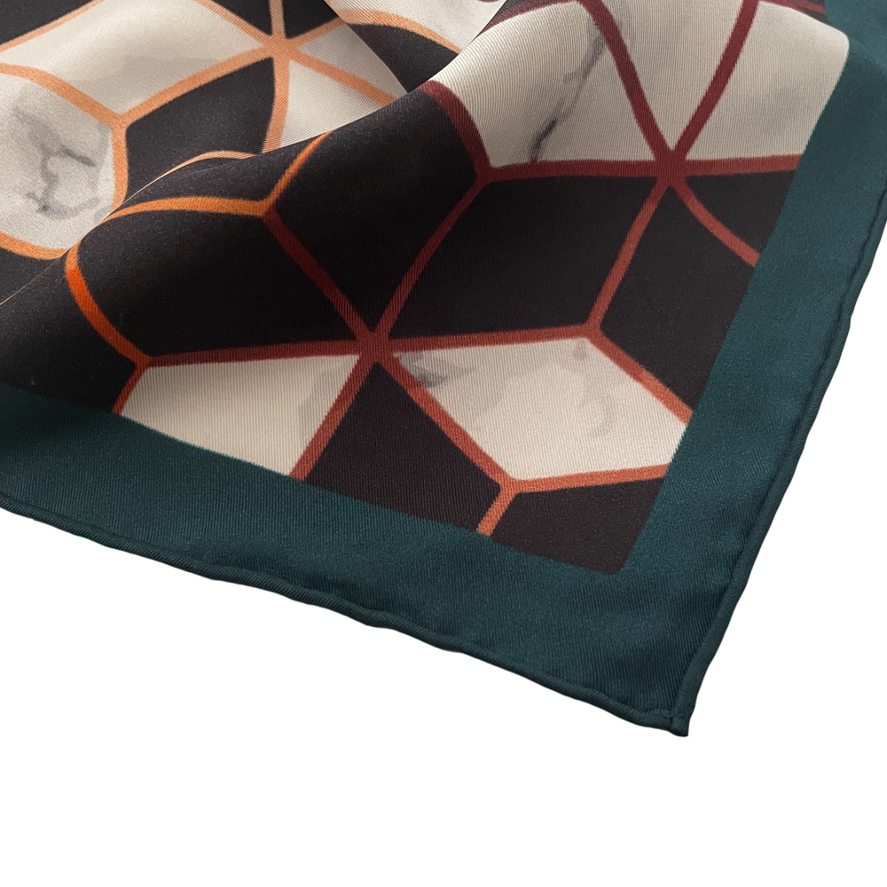 custom silk head scarves with logo