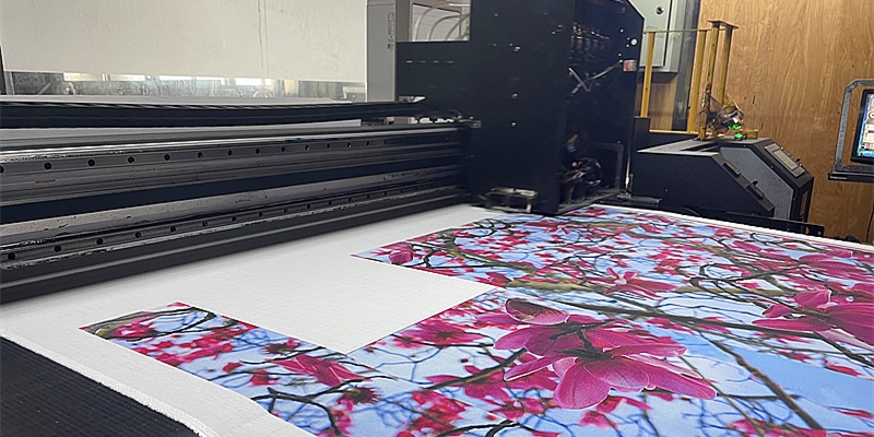 custom digital print silk scarf