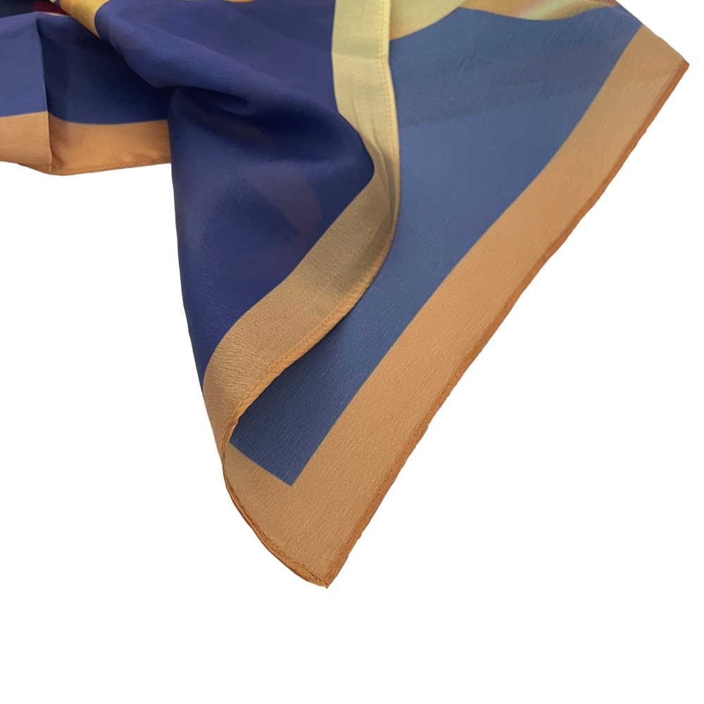 custom silk scarf