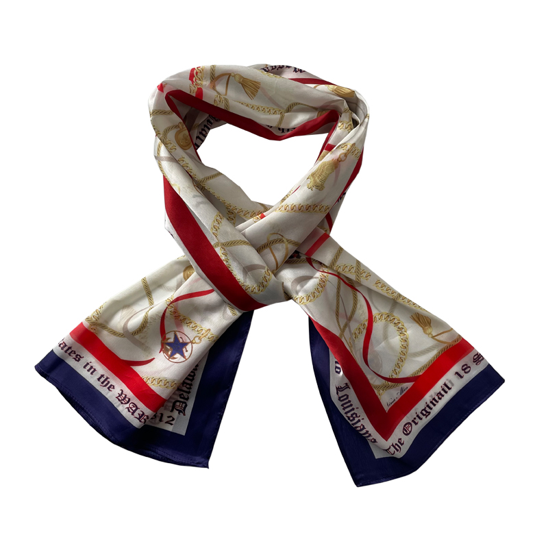 custom silk scarf