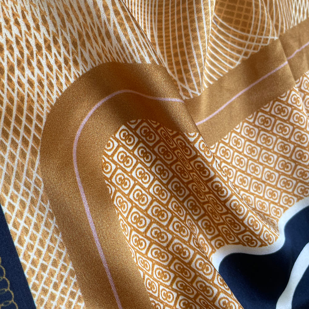 custom silk scarf