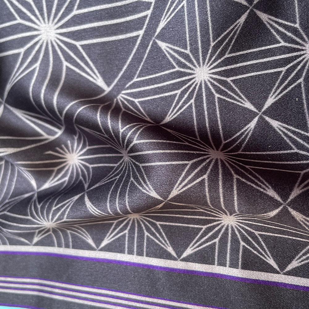 custom silk scarf