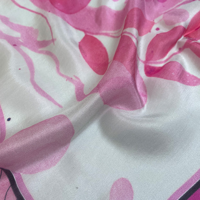 custom silk scarf