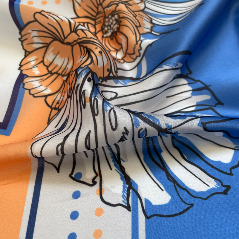 custom silk scarf