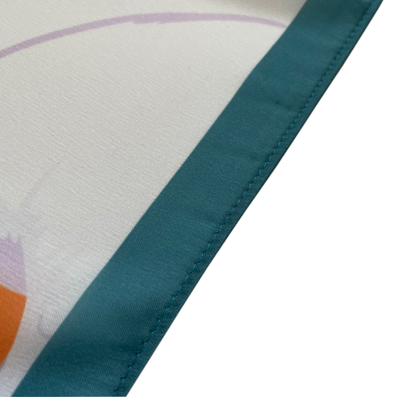 custom made silk scarf