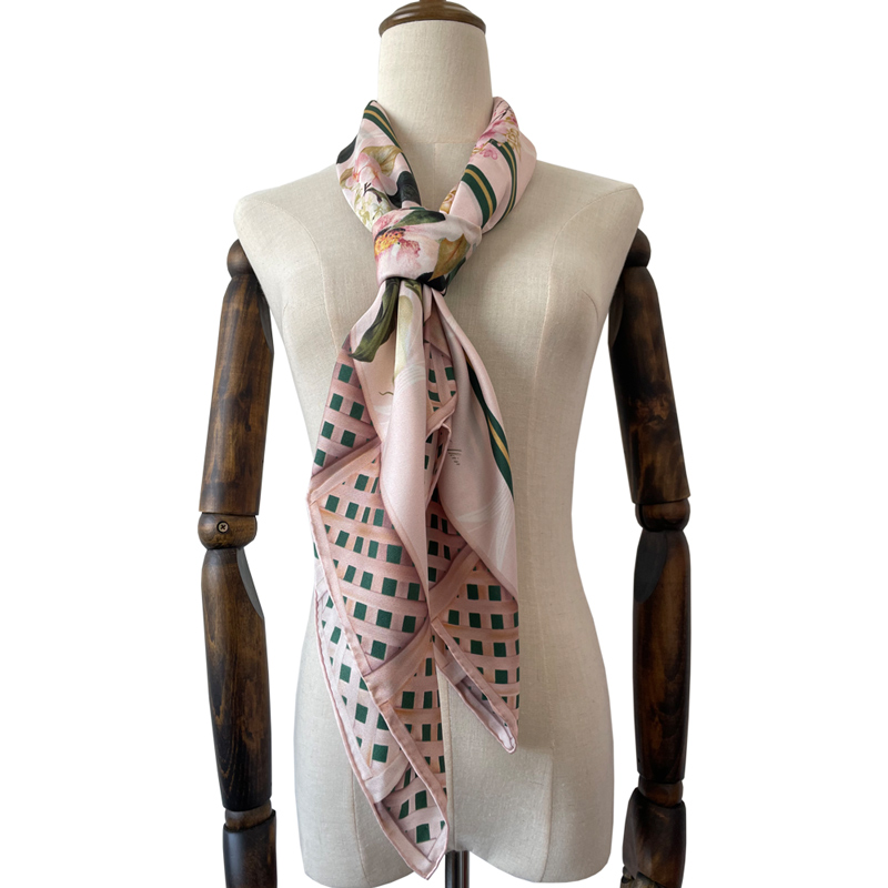 custom silk scarf