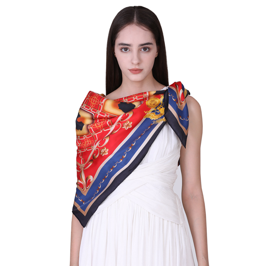 custom silk scarf