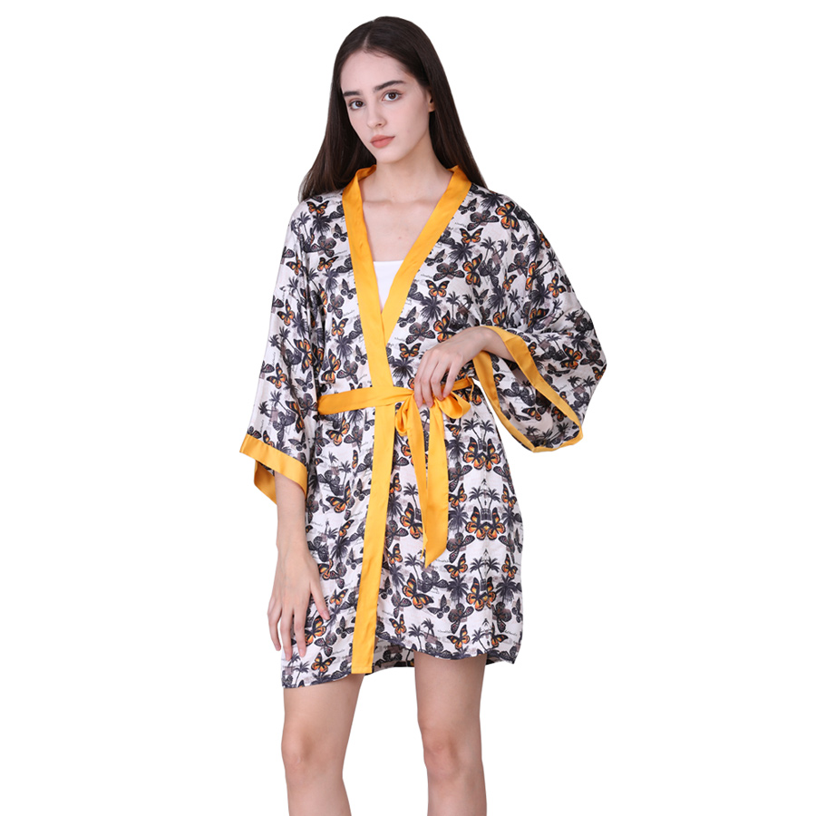 custom silk kimono