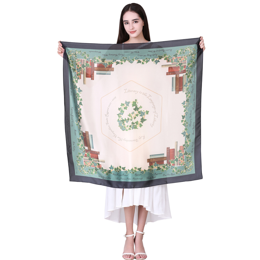 custom silk scarf printing bulk