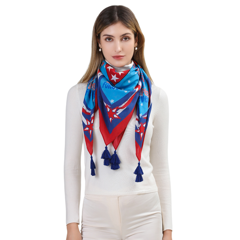 custom silk scarf