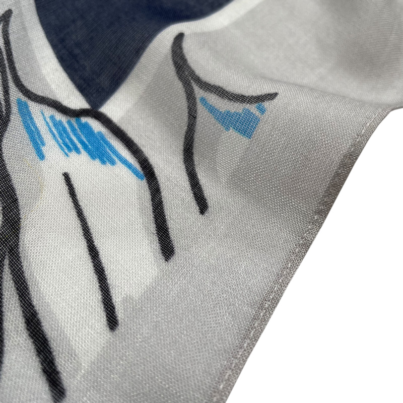 custom silk scarf