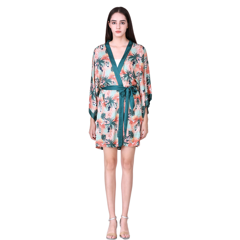 custom silk kimono