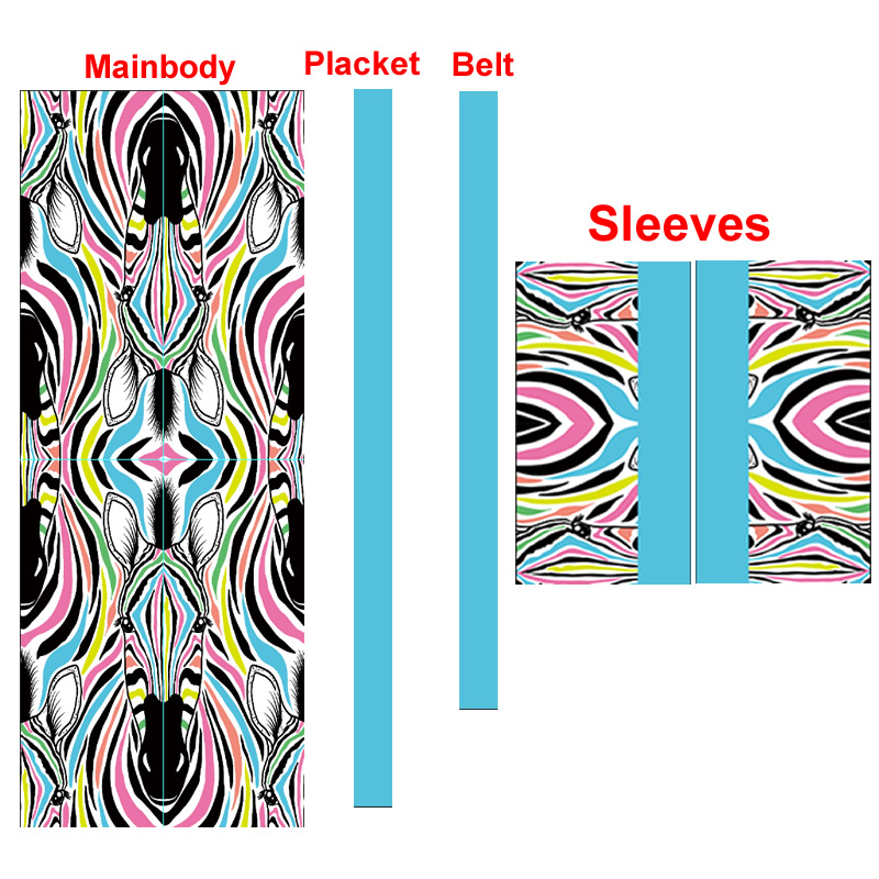 custom printed kimono