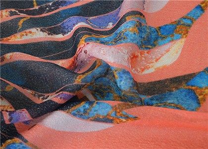 Custom silk scarf manufacturer develop new blend modal with silver lurex