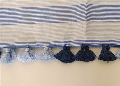 Super fashion trims add to the luxury silk scarves from silk scarf factory