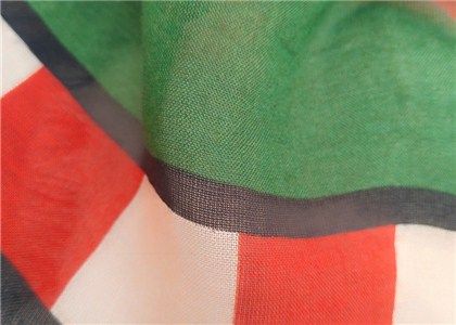 Super popular blend modal and silk fabric for the custom scarf
