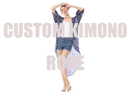 Custom made vintage kimono dress print with your own patterns