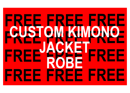 FREE | FREE | FREE NEW SAMPLING for the custom kimono jacket or robe
