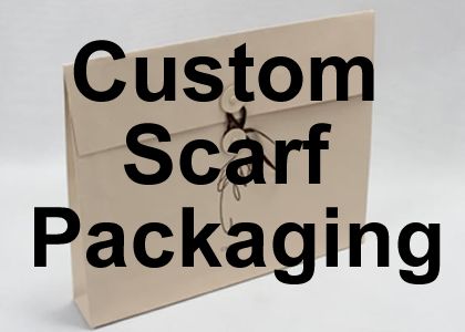 Custom scarf packaging