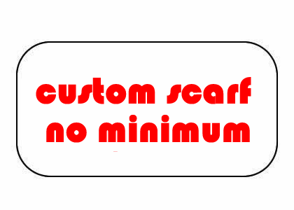 custom scarf no minimum