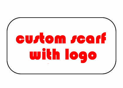 custom scarf with logo
