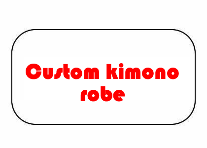 Custom kimono robe and bathrobe kimono