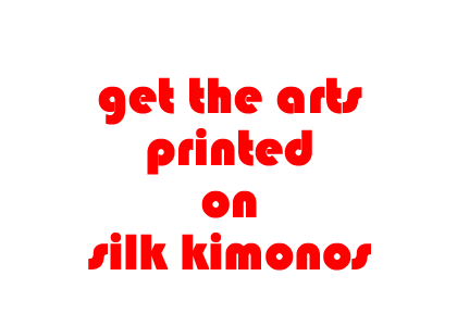 get arts printed on the wholesale custom silk kimonos