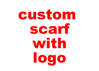 custom scarf with logo