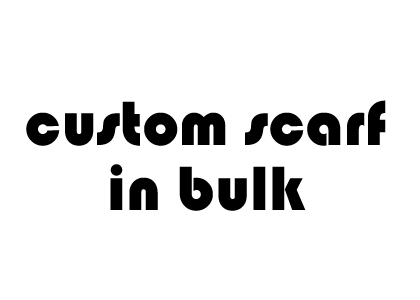 custom scarf in bulk