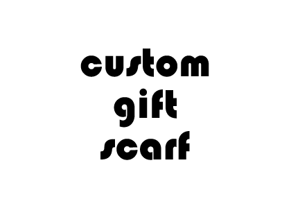 custom gift scarf